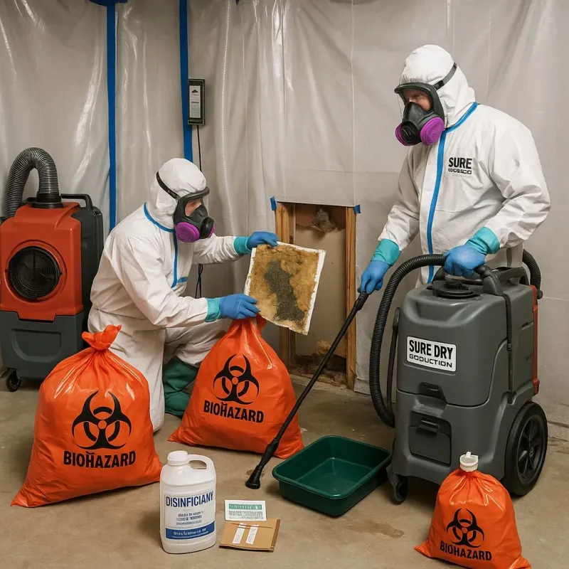 Contaminated Water Handling Protocols process in Laton, CA